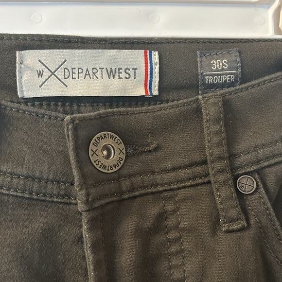 Departwest Trouper green Jean size 30S - Picture 3 of 6